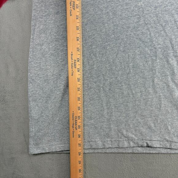 J. Crew Linen Cotton Blend T-Shirt Men's XL Heather Gray Short Sleeve Breathable - Picture 6 of 8